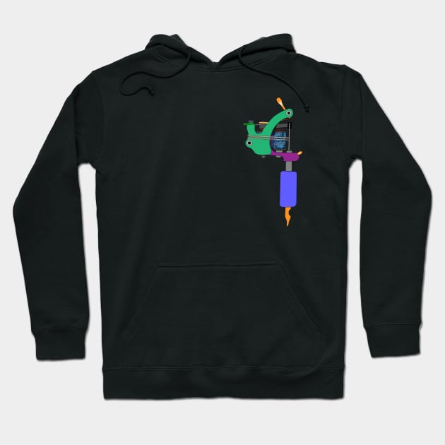 Tattoo Machine Hoodie by poeticart